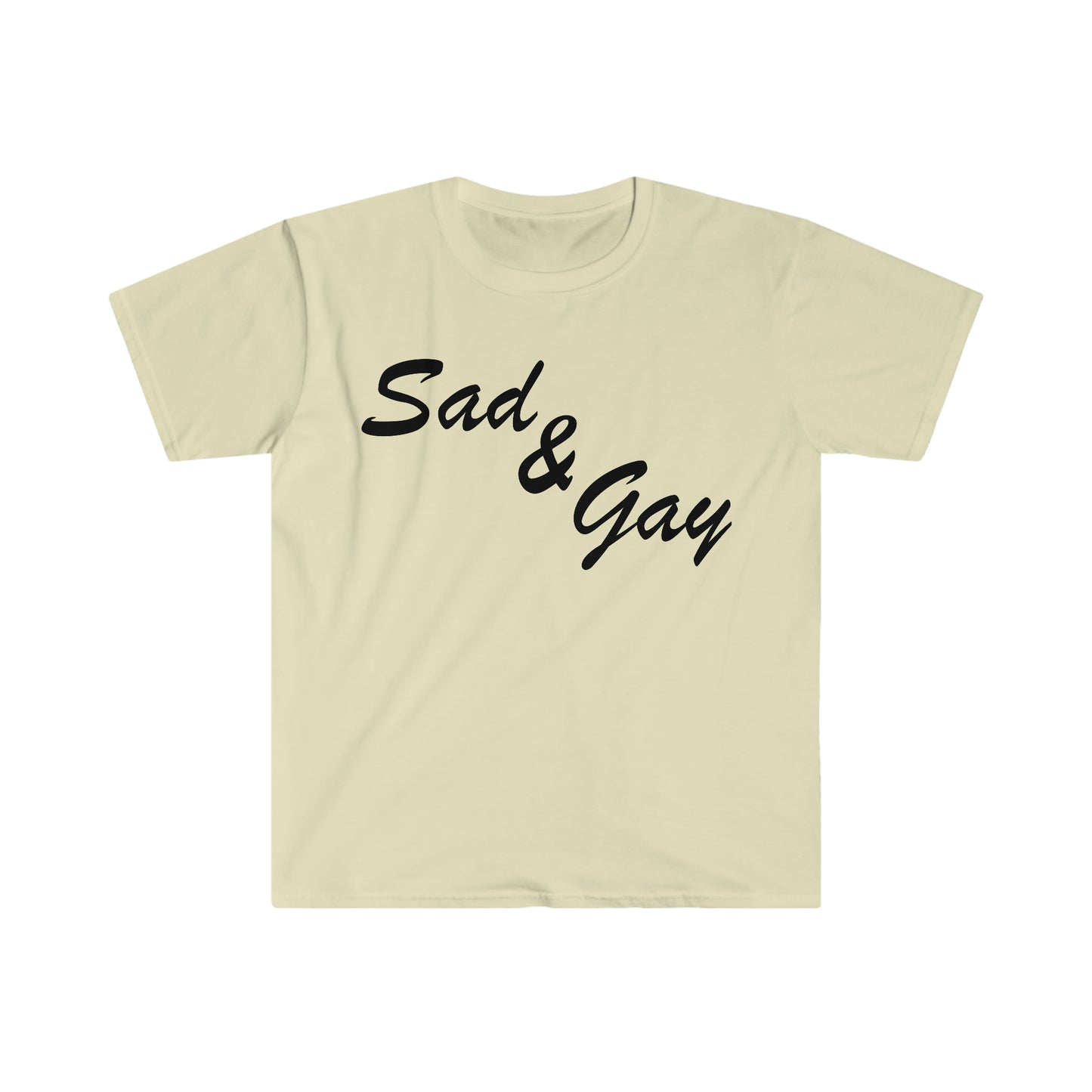 Sad and Gay Funny Meme T Shirt