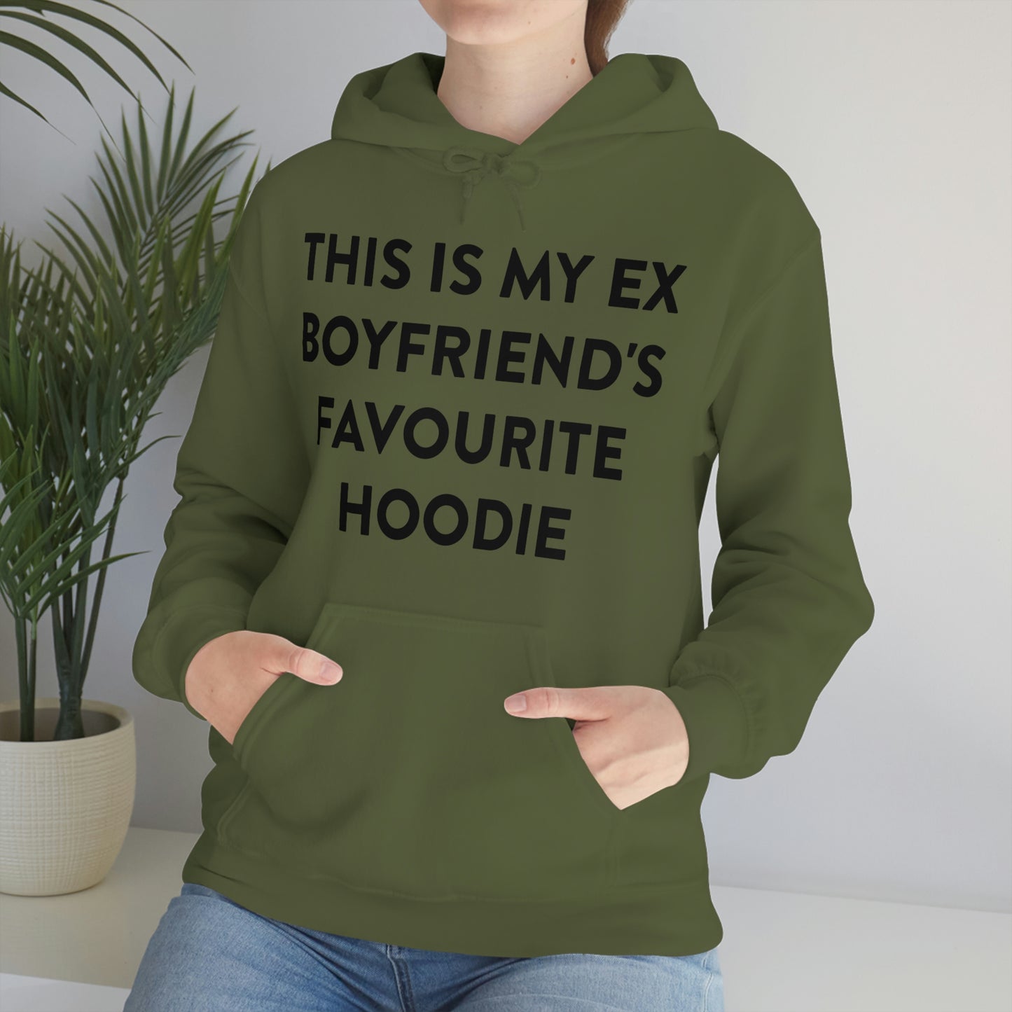 This is my Ex Boyfriend's Favorite Hoodie Funny Meme Hooded Sweatshirt