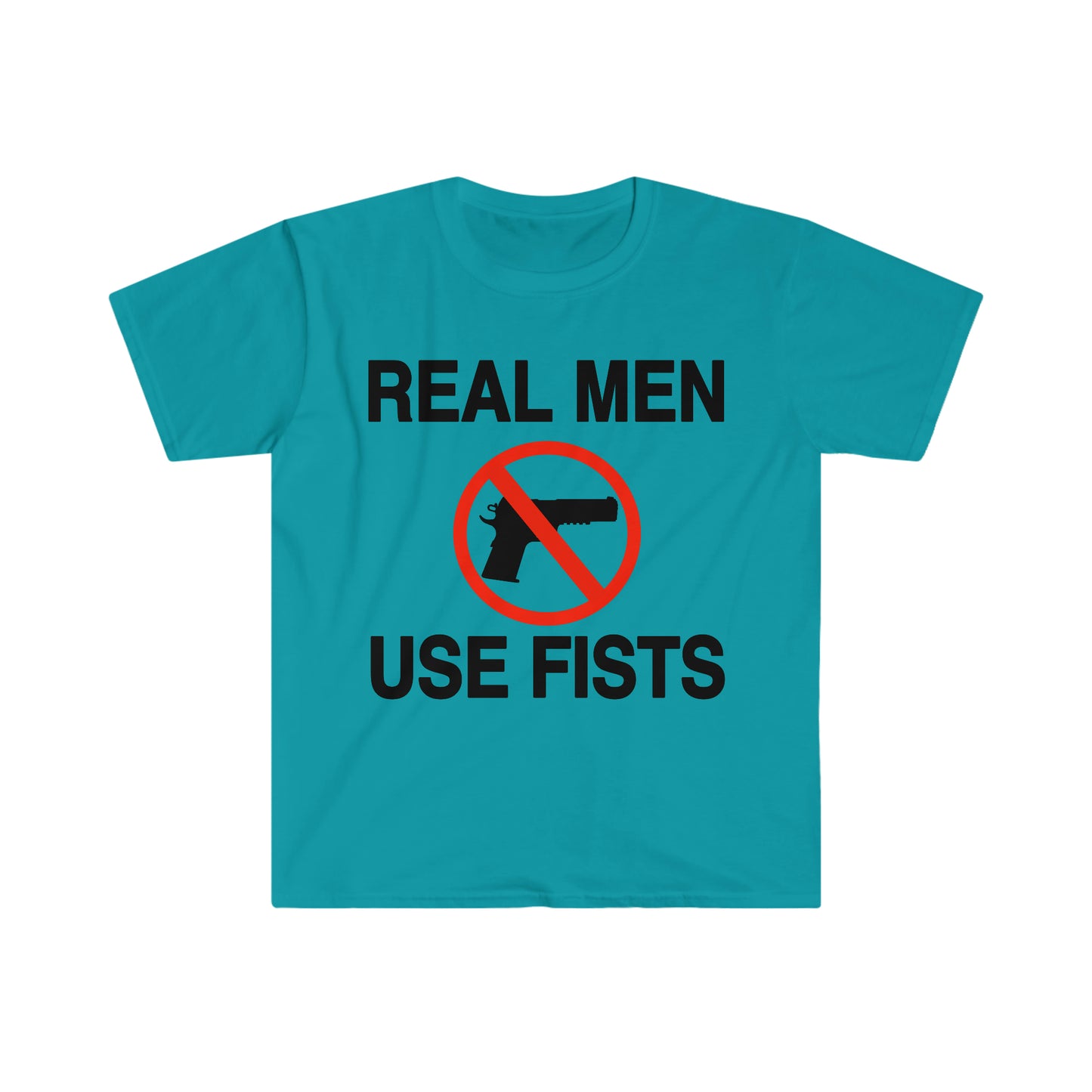 Real Men Use Fists Funny Meme T Shirt