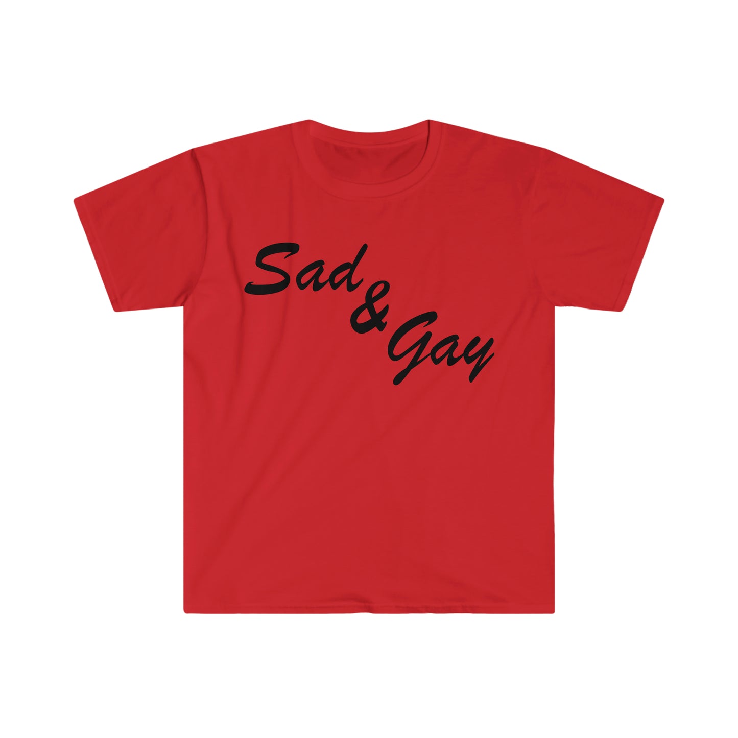 Sad and Gay Funny Meme T Shirt