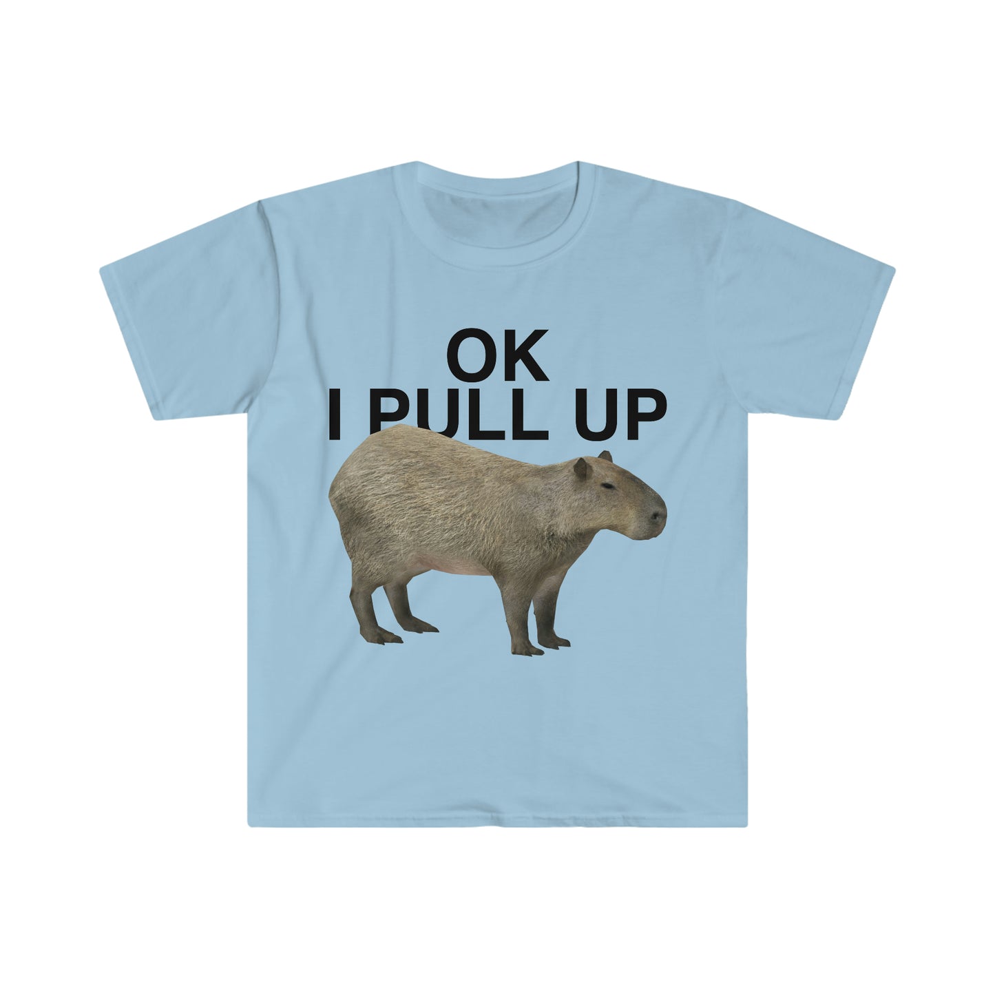 OK I Pull Up Capybara Funny Meme T Shirt