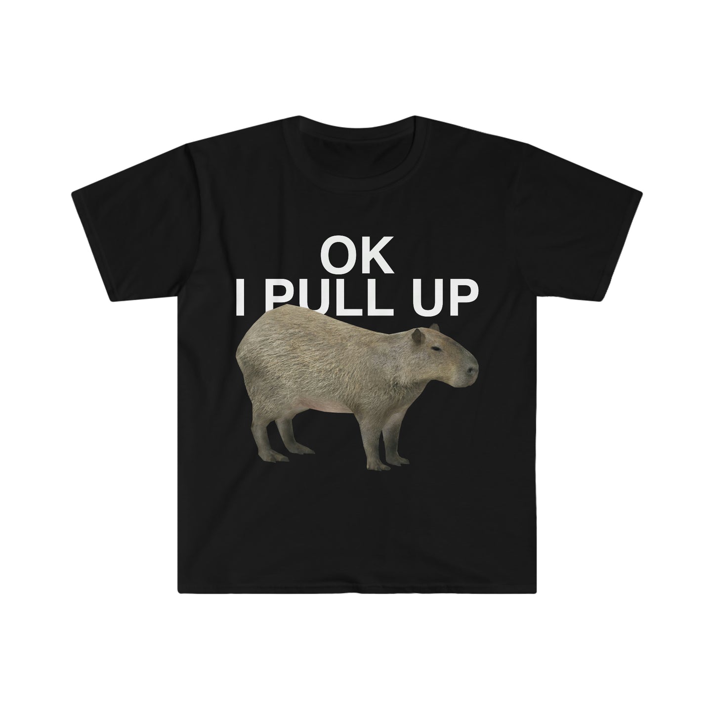 OK I Pull Up Capybara Funny Meme T Shirt