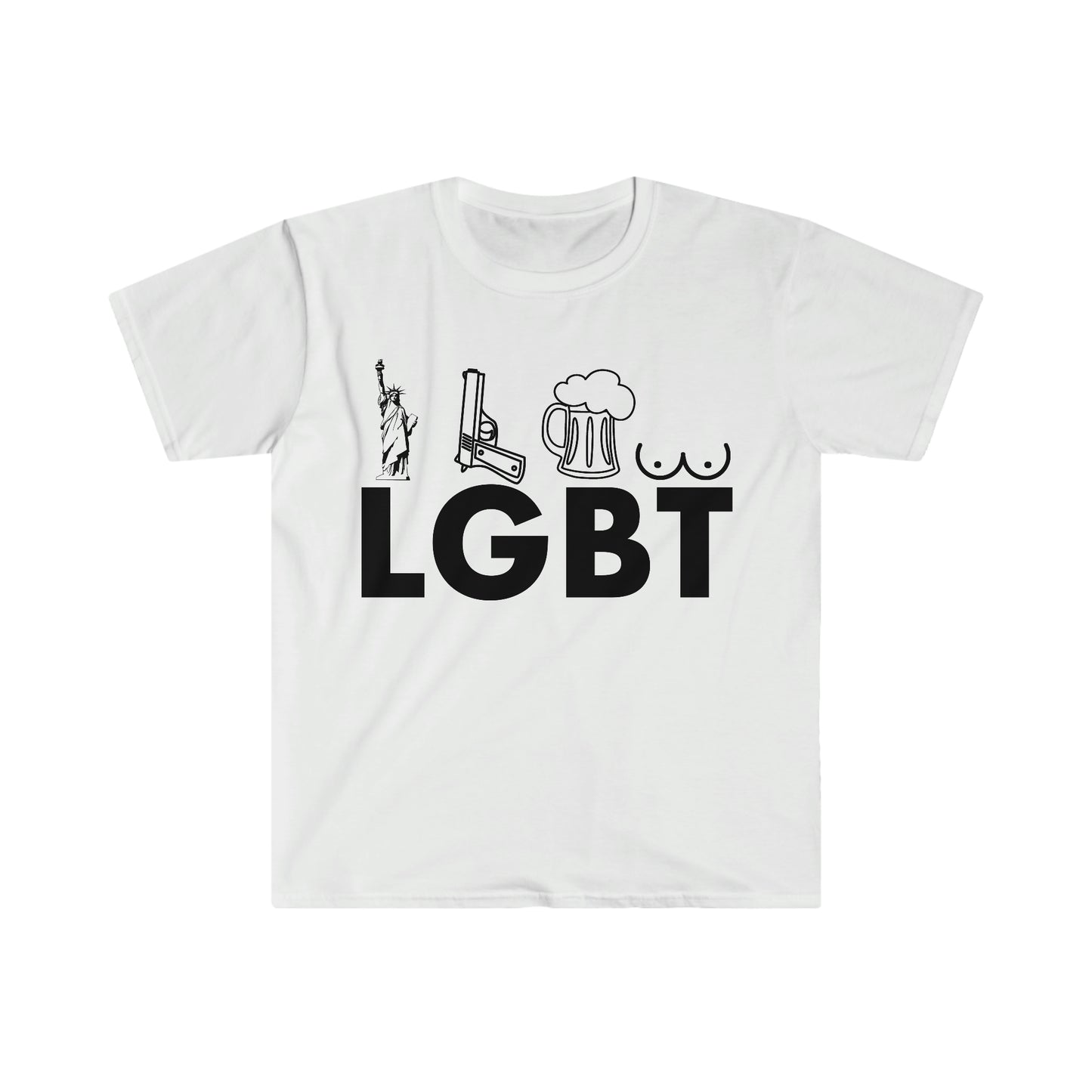 LGBT Liberty, Guns, Beer, ... Funny Meme T Shirt