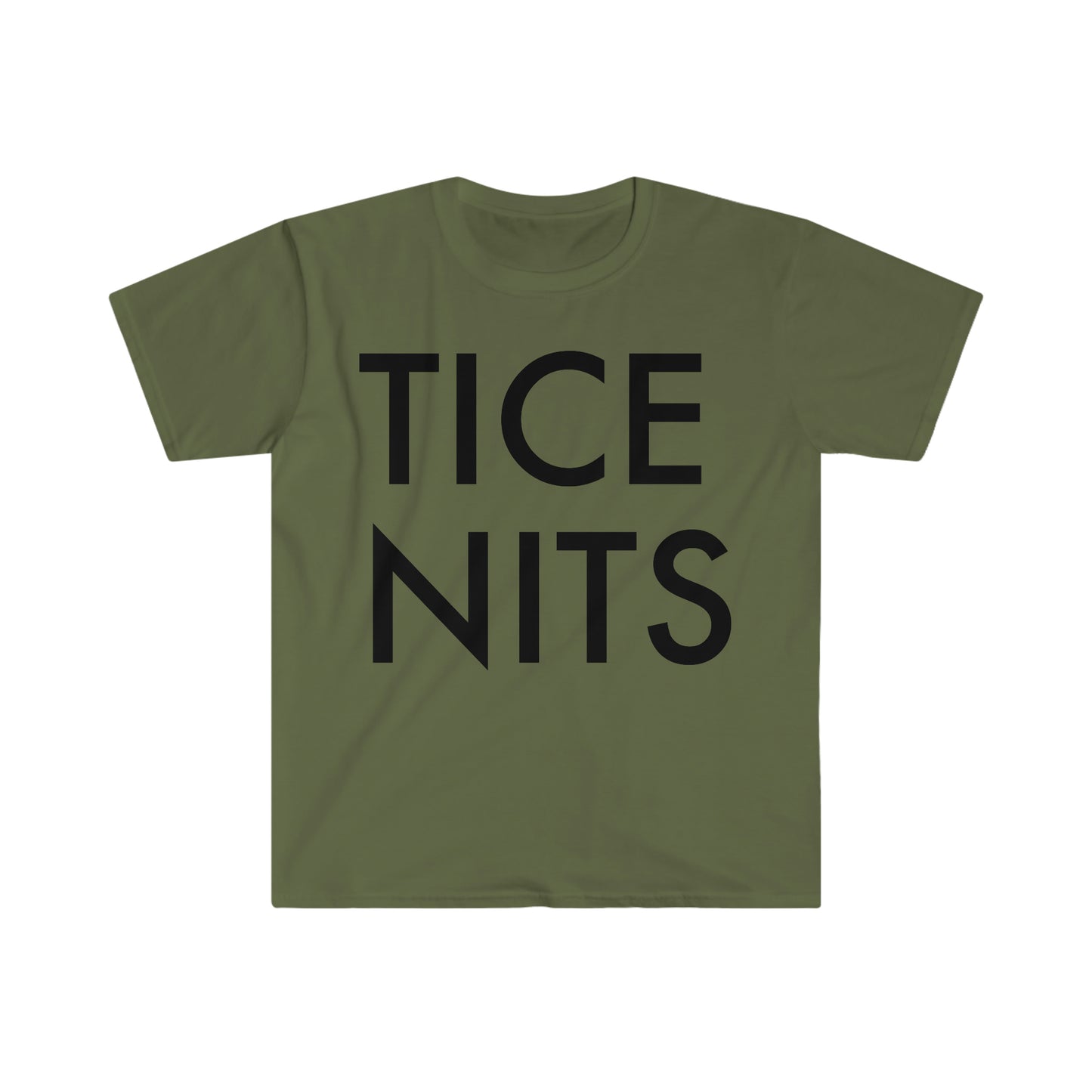 Tice Nits Funny Pun Nice T... Meme T Shirt