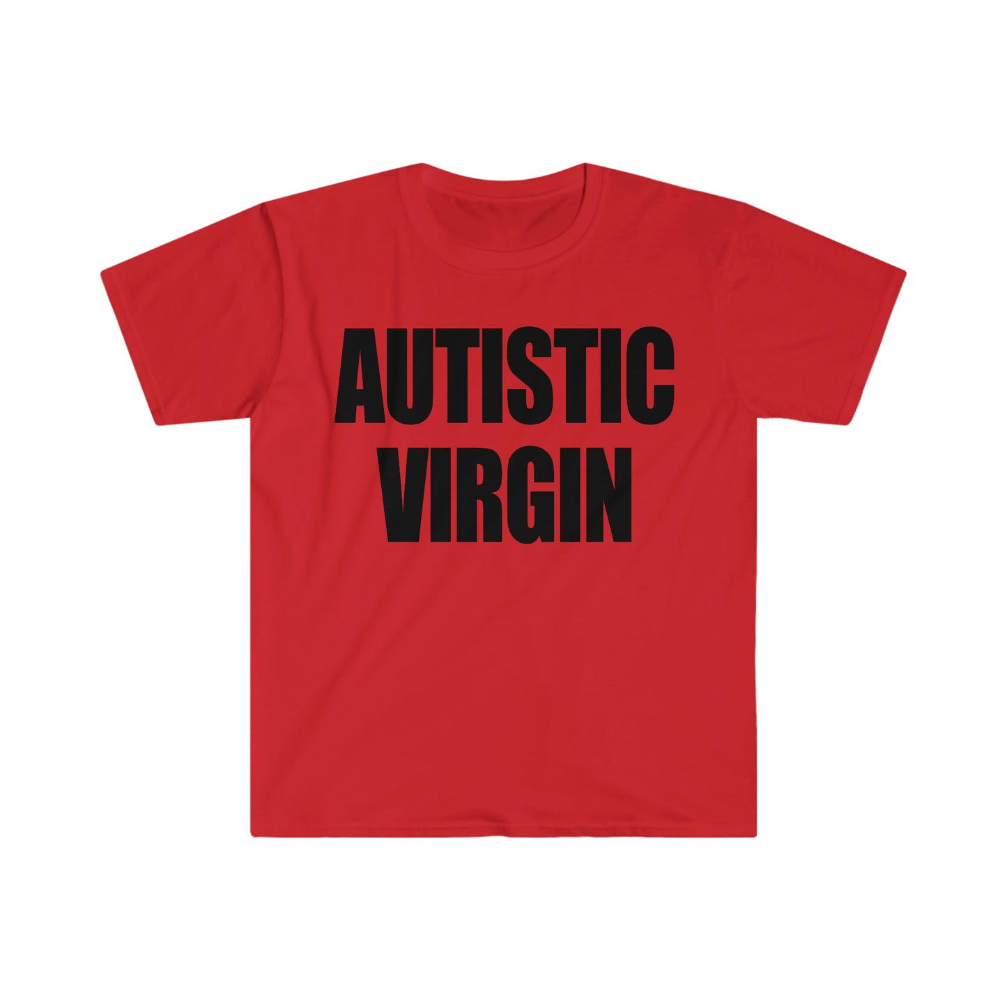 AUTISTIC VIRGIN Funny Meme T Shirt