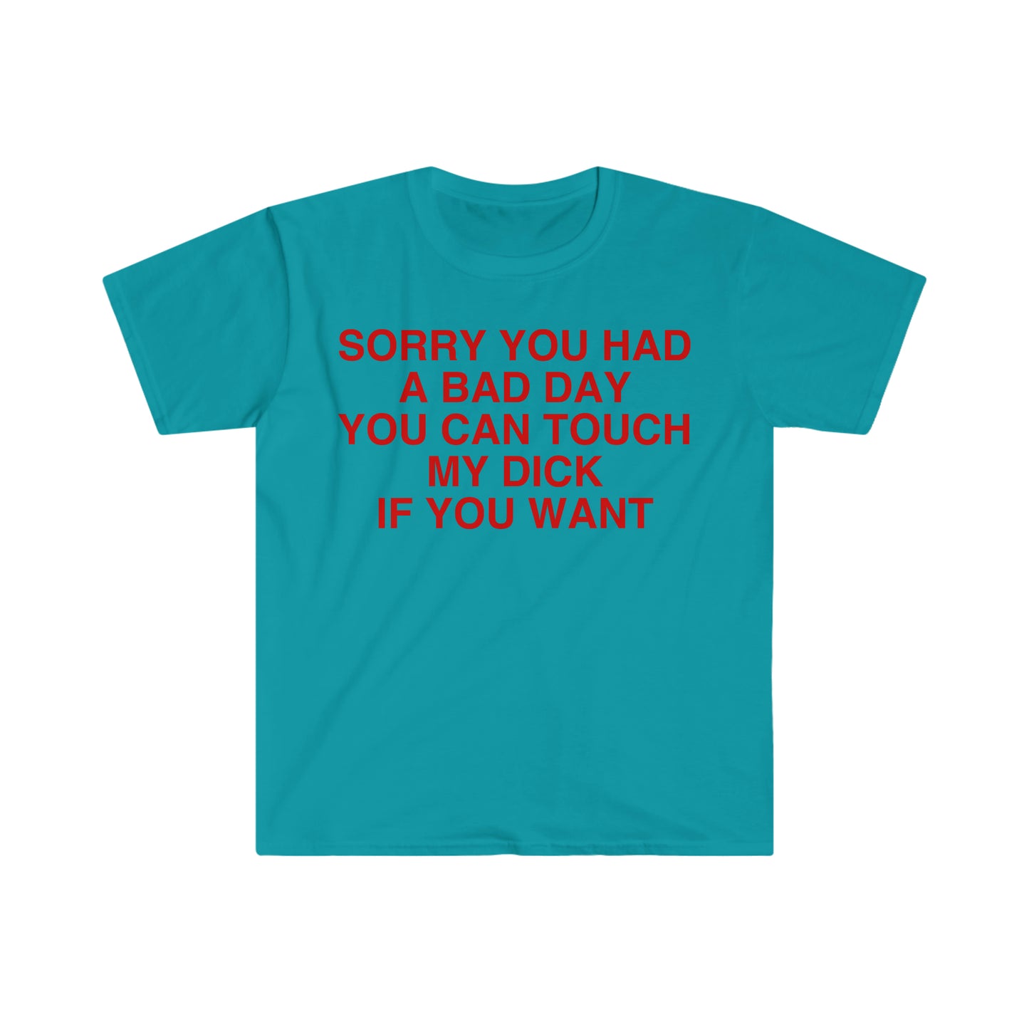 Sorry You Had a Bad Day You Can Touch My D If You Want Funny Meme T Shirt
