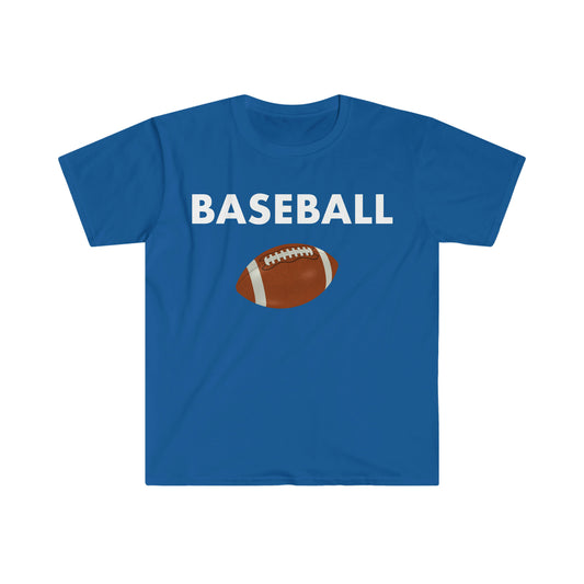 Baseball Football Funny Meme T-Shirt