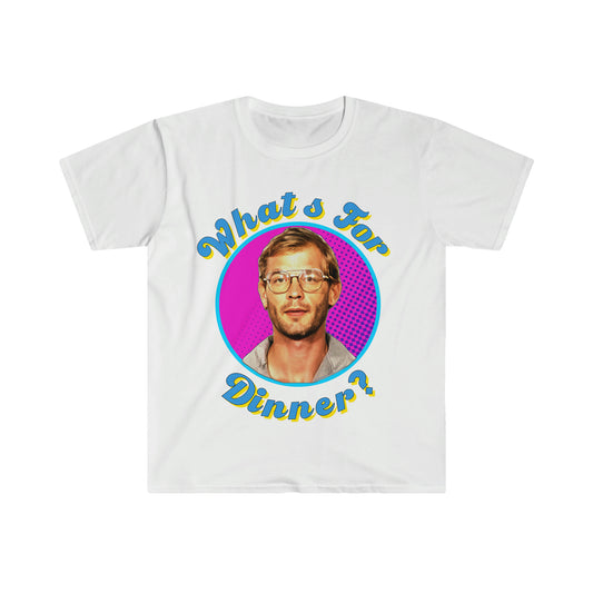 Jeffery Dahmer What's For Dinner? Funny Meme T Shirt
