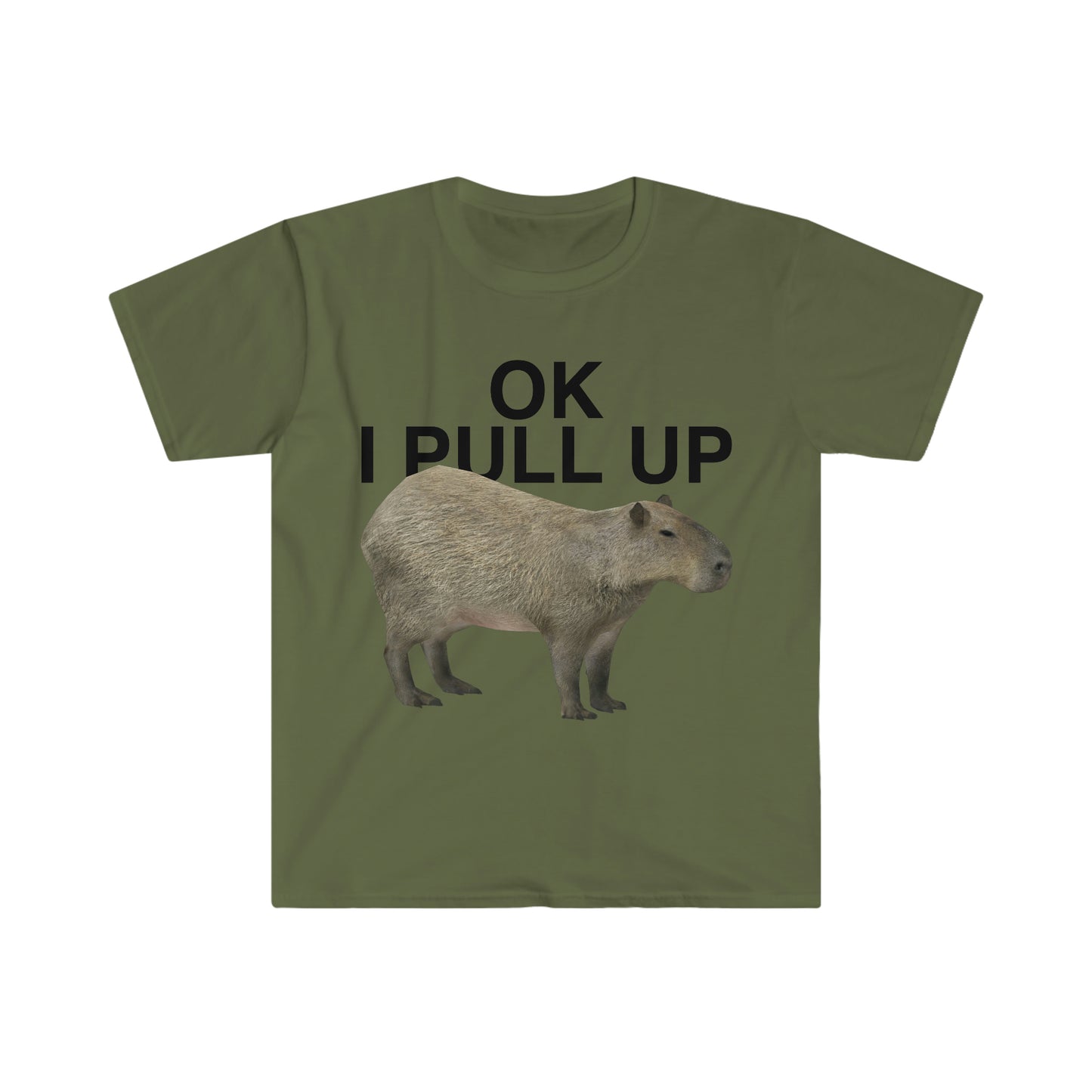 OK I Pull Up Capybara Funny Meme T Shirt