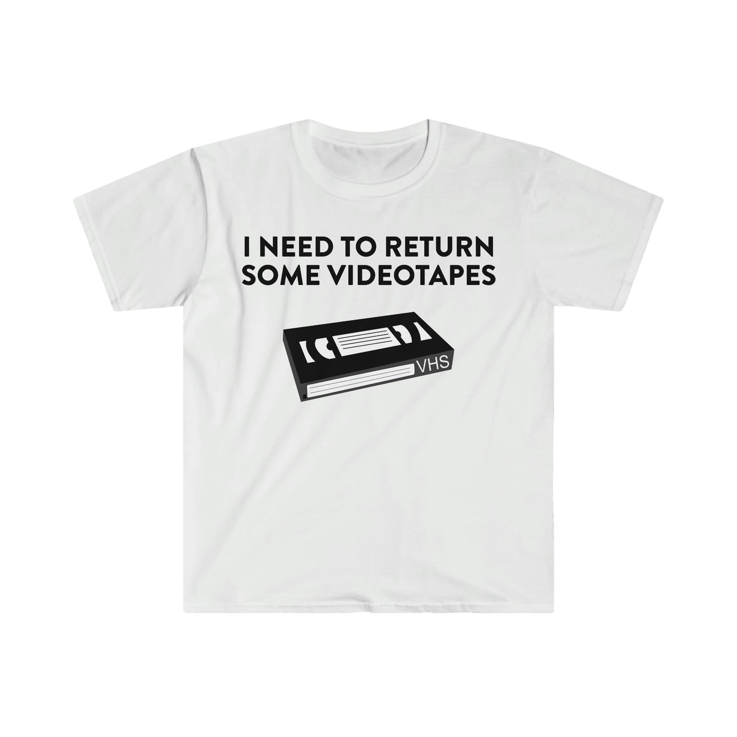 I Need to Return Some Videotapes Patrick Bateman American Psycho Funny Meme T Shirt
