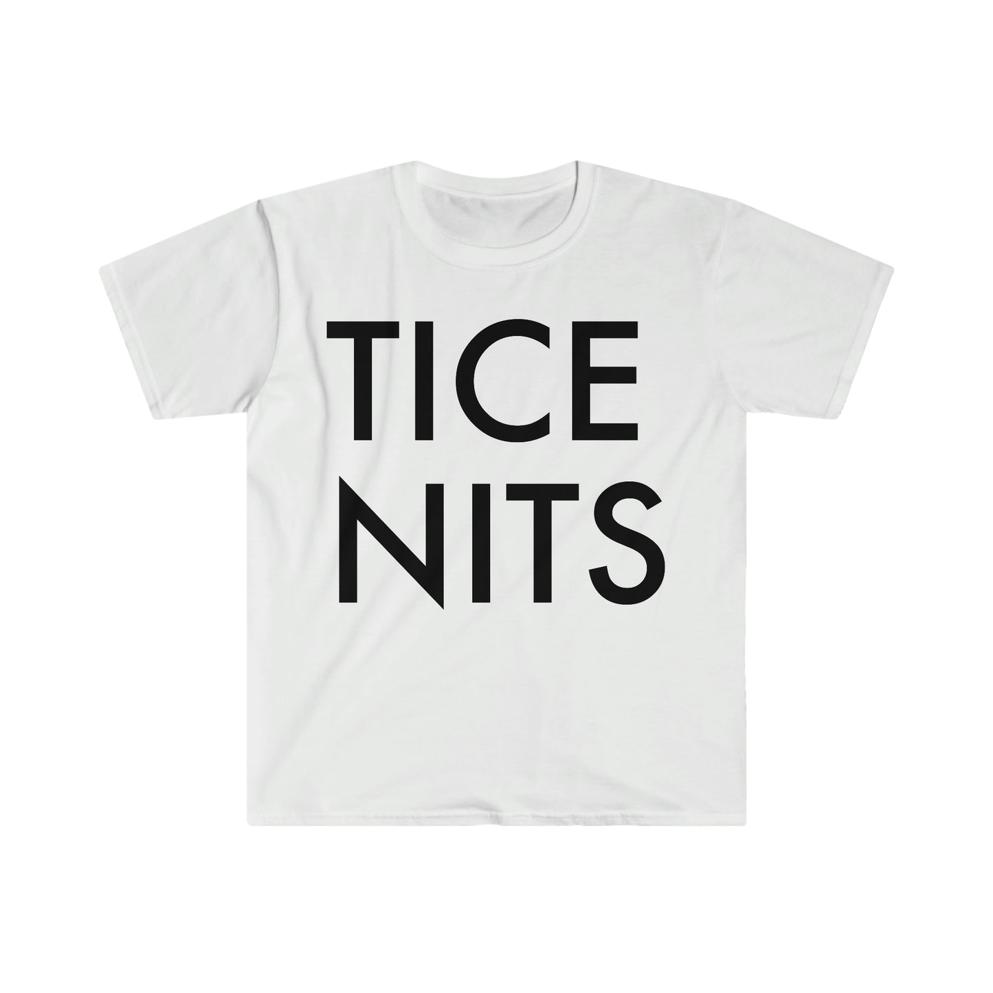 Tice Nits Funny Pun Nice T... Meme T Shirt