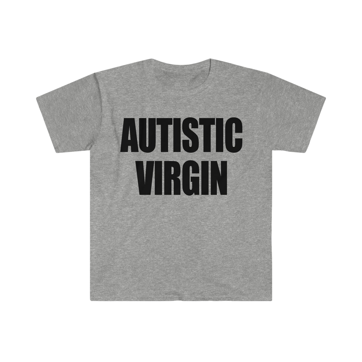 AUTISTIC VIRGIN Funny Meme T Shirt