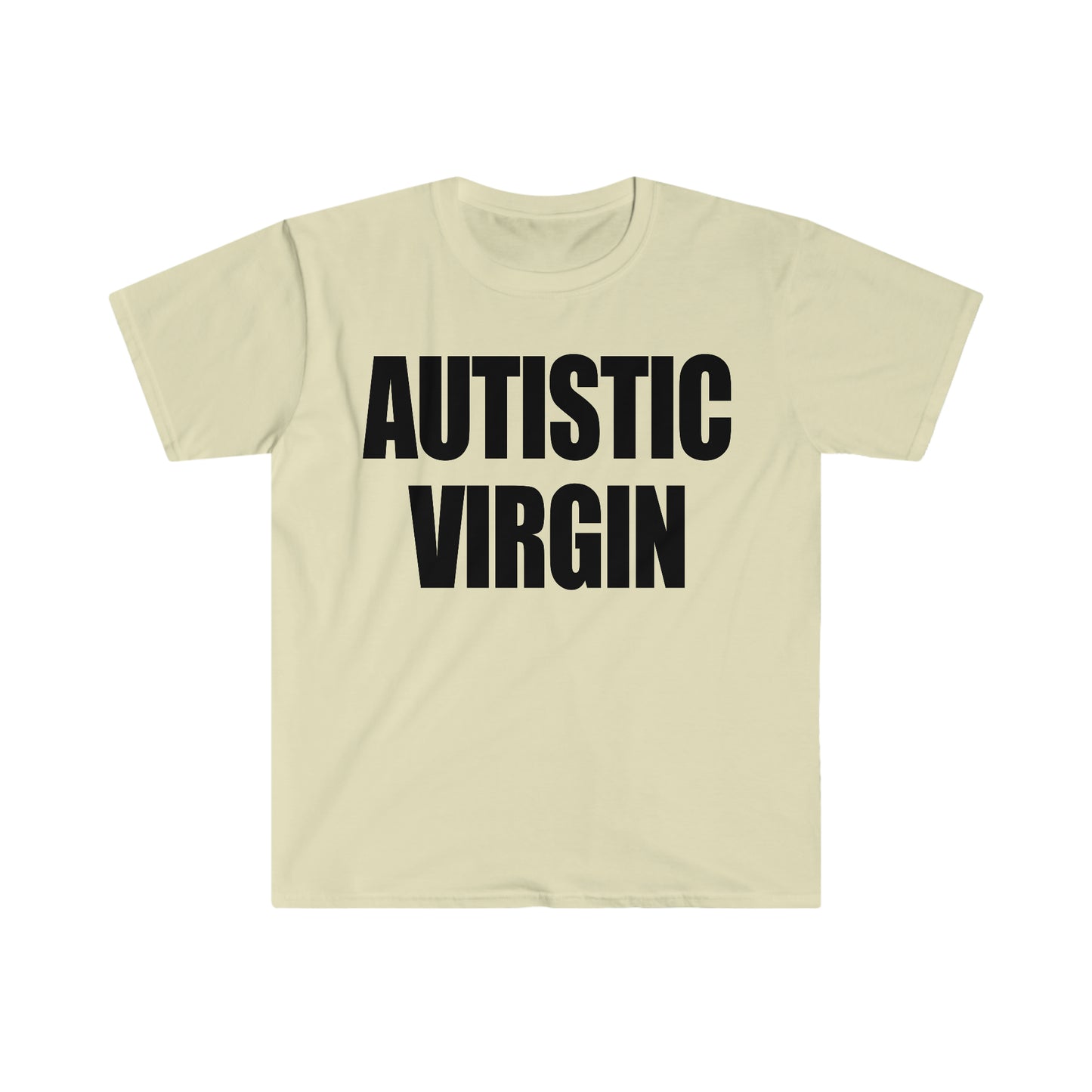 AUTISTIC VIRGIN Funny Meme T Shirt